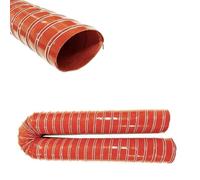 Conducto de Aire, Conducto de Silicona para automoción de 80 mm - 10 m (32,8 pies) Manguera Flexible para refrigeración y Escape de Frenos - Conducto de Aire de Alta Temperatura para un Flu