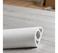 Conducto de alambre suave para la superficie para enrutamiento de cables, 1 metro de plástico para gestionar cables eléctricos y de datos en superficies planas (2 cm)