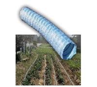 Conducto de evacuación corrugado y perforado de 15 cm de diámetro, manguito blando de drenaje estilo francés, tubo ligero para jardines y vías exteriores(700 cm/23.0 ft)