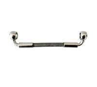 Conducto de Freno Accesorios para Motocicleta: Tubo De Aceite Embrague Hidráulico Acero Trenzado 10 Mm con Codo Banjo 90° A Y Manguera Freno Cm A 500(400mm)