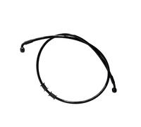 Conducto de Freno Accesorios para Motocicleta: Tubo De Aceite Reforzado M10 28° 90° Manguera Freno Hidráulica Trenzada AN3 Delantera Y Trasera(180cm)