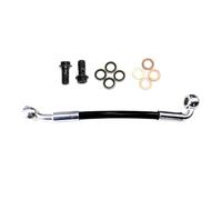 Conducto de Freno Cable De Freno Acero para Motocicleta ATV 28° A 90°, Manguera Aceite Trenzada Tipo Banjo para Embrague Hidráulico, Accesorios AN3(300cm)