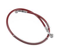 Conducto de Freno Latiguillo Hidráulico De Freno para Motocicleta, Cable Trenzado Acero Inoxidable Rojo para Motocross. 10 Mm Diámetro Interior, 50 Cm (1 M), 130 (2(1.5M)