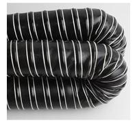 Conducto de refrigeración de Frenos de Silicona Flexible, Manguera de admisión de 4 m (13 pies), Color Negro, 7 cm (7 cm): solución de Flujo de Aire de Alto Rendimiento para una Mejor refrig