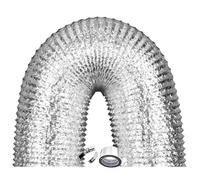 Conducto de ventilación flexible, Conducto De Ventilación Aluminio for Campana Secadora HVAC 80-300mm 2-5m(5m,150mm)