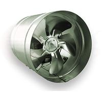 Conducto Inline 250mm fan de zinc de metal chapado en ARW la canalización extractor industrial