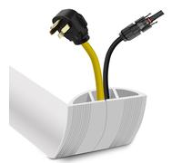 Conducto para Cables de Suelo, Puente para Cables, Conducto para Cables de Alimentación Plano, Fácil de Cortar para El Hogar, La Oficina, La Escuela, Conciertos