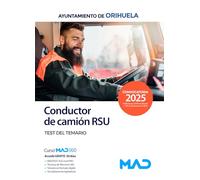 Conductor de camión RSU del Ayuntamiento de Orihuela. Test del Temario