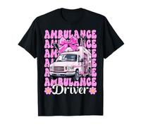 Conductor de Ambulancia paramédico EMT Emergencia Chica mamá Coqueta Camiseta