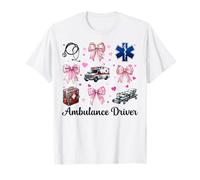 Conductor de Ambulancia paramédico EMT Emergencia Chica mamá Coqueta Camiseta