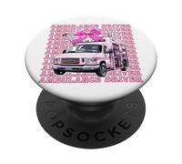 Conductor de Ambulancia Primer Responsable Paramédico Chica Coqueta PopSockets PopGrip Adhesivo