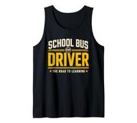 Conductor de autobús de Regreso a Clases El Camino hacia el Aprendizaje Camiseta sin Mangas