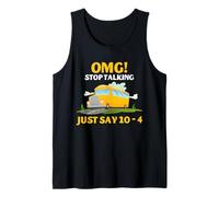 Conductor de autobús Escolar Humor Radio Código Deja de Hablar Estilo de Cita Camiseta sin Mangas