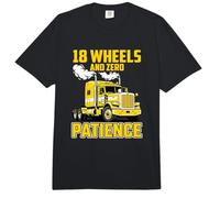 Conductor de camión de Larga Distancia Cero Paciencia Comfort Colors Adult Heavyweight T-Shirt