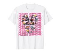 Conductor de Carga Tren Conductor Locomotora Tren Chica Camiseta