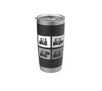 Conductor de carretilla elevadora funny Carretilla elevadora Vaso térmico de acero inoxidable de doble pared