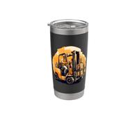 Conductor de carretilla elevadora funny Carretilla elevadora Vaso térmico de acero inoxidable de doble pared