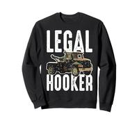 Conductor de grúa Divertido prostituta Legal Sudadera