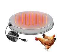 Conductor de pollo calentado, Calentador de agua de pollo, Termostato Chicken Waterer Base, Suministros de invierno resistentes a la intemperie para patos, baños de nacimiento y gansos