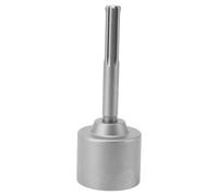 Conductor de poste en T, vástago de 5 hoyos, poste de cerca de acero, poste manual, martillo perforador, accesorio de taladro, herramienta de impacto portátil de 20 cm de longitud (65mm)