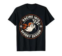 Conductor de Temporada Espeluznante Fantasma de Carreras de Halloween Camiseta