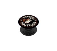 Conductor de Temporada Espeluznante Fantasma de Carreras de Halloween PopSockets PopGrip Adhesivo
