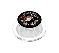 Conductor de Temporada Espeluznante Fantasma de Carreras de Halloween PopSockets PopGrip para MagSafe