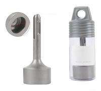 Conductor de varilla de tierra de 19 mm para SDS Plus Bit de acero forjado instalador de electrodo de tierra para martillo rotativo poste de valla de 85 mm (21 mm)