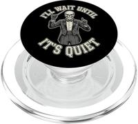 Conductor esquelético I'Ll Wait Until It's Quiet Divertido PopSockets PopGrip para MagSafe