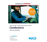 Conductor (Grupo III de Personal Laboral) de la Comunidad de Madrid. Test del Temario