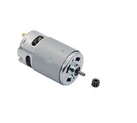 conductor motor 1 Uds Motor de taladro inalámbrico destornillador eléctrico Motor RS550DC Motor 9 dientes engranaje 550 Motor 20000RPM 7,2 V 10,8 V 12V 18V 21V 24V 25V rueda Proyecto (Color : 12V 9te
