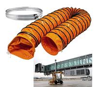 Conductos De Aire Ventilación Conductos De PVC Diámetro 20CM A 60CM Con Abrazaderas Flexión Y Estiramiento Libres Longitud 5M 10M Tubo Flexible Para Construcción, Industrial Y Agricultura ( Size : 8in