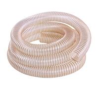 Conductos de escape de aire flexibles, Manguera flexible industrial del poliuretano de la PU con identificación transparente 20-600m m 1 metro alambre cobre(65mm)