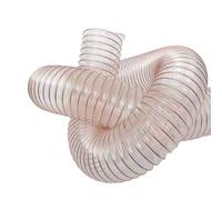 Conductos flexibles de poliuretano PU, Manguera de recolección polvo PU 2 a 20 pulgadas diámetro, manguera flexible alta resistencia, for residuos transparentes(L 1m(3.3 Ft),Dia 100MM (3.9 Inch))
