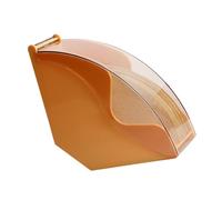 Cone Coffee Filter Holder, Paper Storage Box, Acrylic Organizer, Transparente Design, Dustproof Cover, 100-Piece Capacity, Easy Access, Space Saving, Perfect for Coffee Shop, Home, Countertop