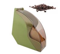 Cone Coffee Filter Holder, Paper Storage Box, Acrylic Organizer, Transparente Design, Dustproof Cover, 100-Piece Capacity, Easy Access, Space Saving, Perfect for Coffee Shop, Home, Countertop