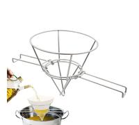 Cone Filter Stand - Stainless Steel Fryer Strainer Rack, Maple Syrup Folding Arm | Durable Oil Filtration Equipment For Restaurant Hotel Kitchen Cooking Professional Use
