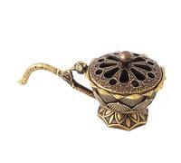 Cone Incense Burner Flower - Hueco fuera Ash Catcher with Lid, Flower Incense Burner | Coil Incense Burner, Incense Burner Ornament, Home Decoration for Yoga Spa Mediation