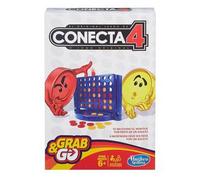 Hasbro Gaming Juego Conecta 4 edición de Viaje, Juego portátil para Dos Jugadores, Juego de Viaje Divertido para niños a Partir de 6 años, Versión español, Multicolor