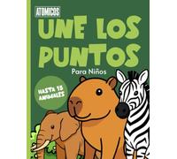 Conecta los Puntos: Animales de la Selva: Libro de actividades de hasta 15 puzzles para niños de 6 a 8 años - desarrolla concentración y motricidad fina mientras descubren tigres, monos y más