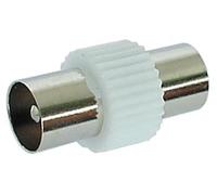 CONECTICPLUS Adaptador de Antena de televisión Macho/Macho