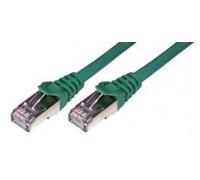 Conecticplus-Cable de parcheo RJ45 CAT. 6 A, S/FTP, LSZH, MCL 5 m, color verde