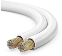 Conecto 100m Cable de Altavoz Altavoces Cable 2x0, 75mm ² Cca Blanco