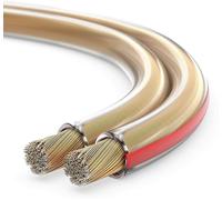 Conecto 100m Cable de Altavoz Altavoces Cable 2x0, 75mm ² Cca Transparente