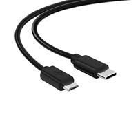 conecto 2.00m USB C a Micro USB 2.0 cable de conexión, cable de datos y cable de carga, negro