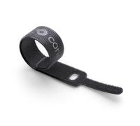 Conecto, 30 Piezas Bridas Reutilizables Con Velcro para Organización de Cables, Juego de Bridas, Negro