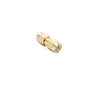 conecto Adaptador SMA, Acoplamiento SMA, Conector SMA con Pin a Conector SMA con Pin, Chapado en Oro