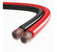 conecto cable altavoz, cable altavoz CCA, 2x2,50mm² color: rojo/negro 25 metros