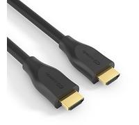 conecto CC50579 Cable HDMI de Alta Velocidad Certificado Premium con Ethernet (4K UltraHD, 3D Full HD, 18Gbps, HDR), enchufes de diseño Moldeado, Conectores enchapados en Oro, 2,00m, Negro