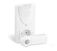 conecto Conjunto de Timbre inalámbrico, botón y Timbre, Alcance de 100 Metros, 36 Tonos de Llamada, inalámbrico, para Enchufe, Blanco